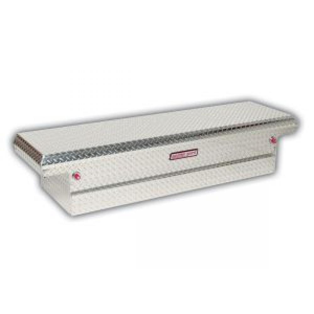 Saddle Box, Aluminum, Full Low Profile, 8.8 cu ft<span class=' ItemWarning' style='display:block;'>Item is usually in stock, but we&#39;ll be in touch if there&#39;s a problem<br /></span>