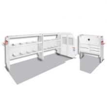 Weather Guard 600-8112Lca - Cable/Plumber Van Package, Full-Size, Ford Transit, 148 in Wheelbase