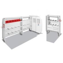 Weather Guard 600-8211Lca - General Service/Contractor Van Package, Mid-Roof, Ford Transit, 148 in Wheelbase