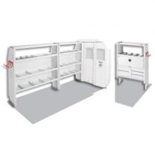 Weather Guard 600-8212Rca - Cable/Plumber Van Package, Mid-Roof, Ford Transit, 130 in Wheelbase