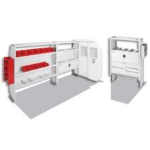 Weather Guard 600-8214Lca - Electrical Contractor Van Package, Mid-Roof, Ford Transit, 148 in Wheelbase