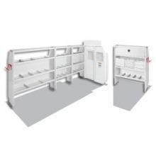 Weather Guard 600-8412Xca - Cable/Plumber Van Package, High-Roof, Ford Transit, 170 XWB