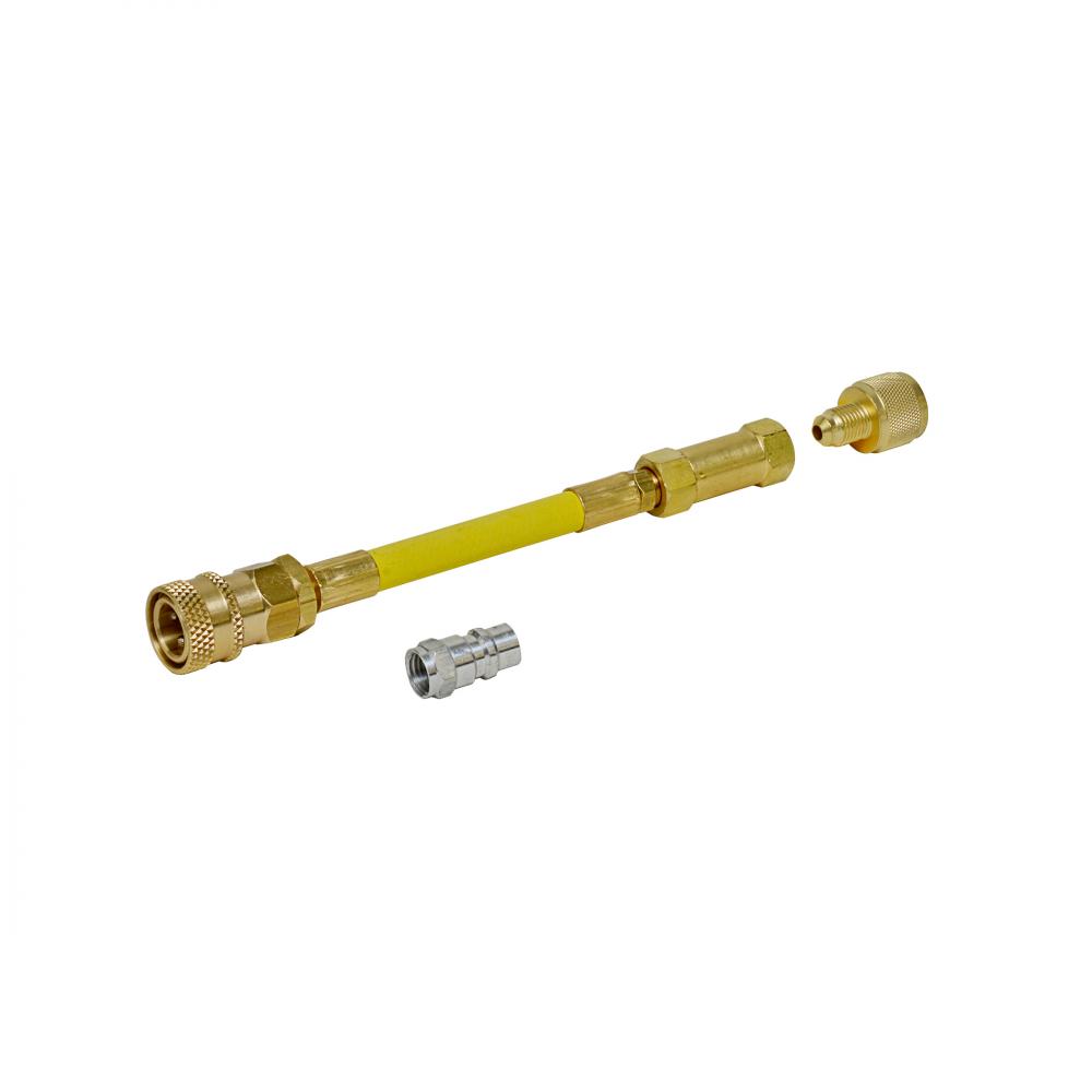 HOSE ASSEMBLY,BIGEZ,8IN,134A,LOW SIDE,CPLR<span class=' ItemWarning' style='display:block;'>Item is usually in stock, but we&#39;ll be in touch if there&#39;s a problem<br /></span>