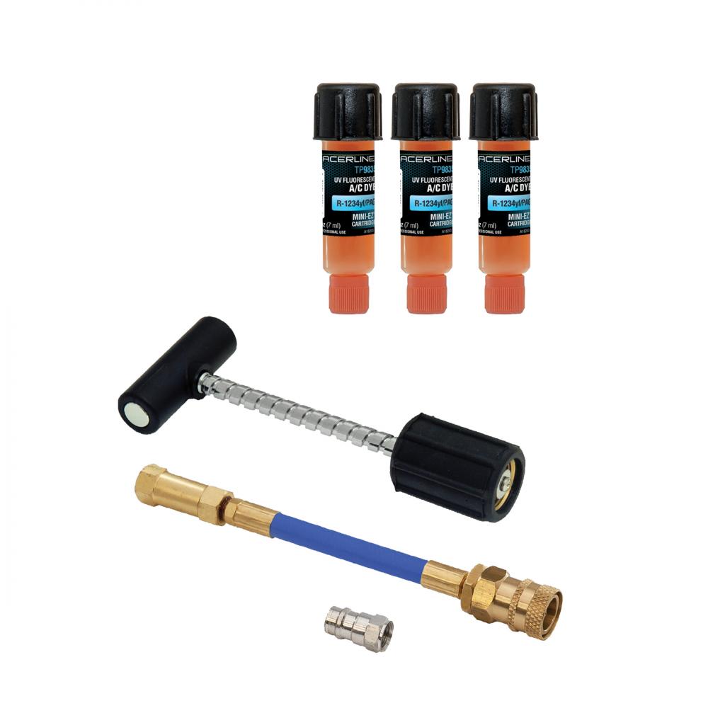 KIT,DYE,PAG,MINIEZ,R-1234YF,LOW SIDE,NEW<span class=' ItemWarning' style='display:block;'>Item is usually in stock, but we&#39;ll be in touch if there&#39;s a problem<br /></span>