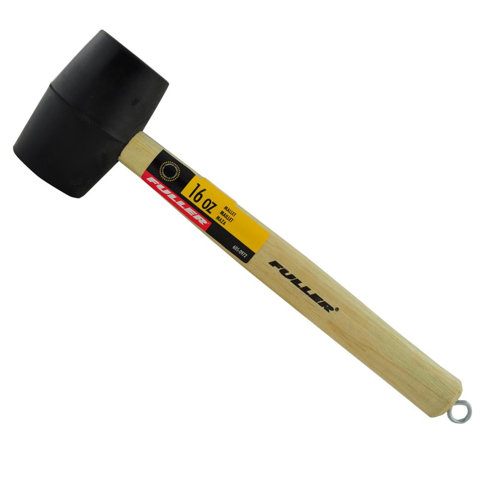 16-Oz. Black Rubber Mallet<span class=' ItemWarning' style='display:block;'>Item is usually in stock, but we&#39;ll be in touch if there&#39;s a problem<br /></span>