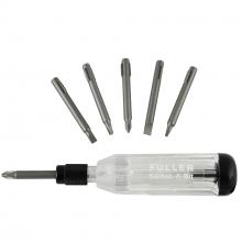 Fuller Tool 125-0786 - Versatile 6-in-1 Switch-A-Bit screwdriver