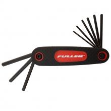 Fuller Tool 130-6509 - Folding SAE Hex Key Set (9-pc.)
