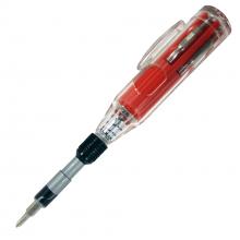 Fuller Tool 135-1812 - Precision 12-in-1 Multi-Bit Screwdriver with Extending Shaft