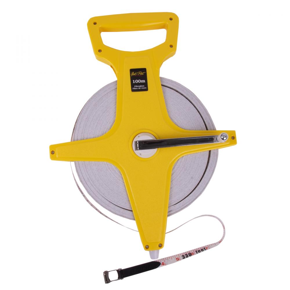 Open Reel Tape Measure 330ft/100m x 1/2in Fiberglass Metric/Imperial<span class=' ItemWarning' style='display:block;'>Item is usually in stock, but we&#39;ll be in touch if there&#39;s a problem<br /></span>
