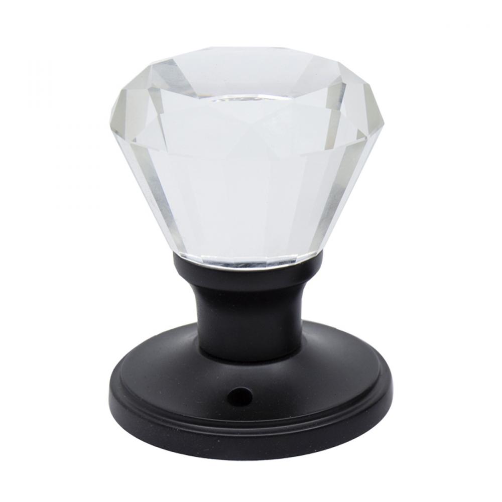 Door Knob Crystal Diamond Dummy Black<span class=' ItemWarning' style='display:block;'>Item is usually in stock, but we&#39;ll be in touch if there&#39;s a problem<br /></span>