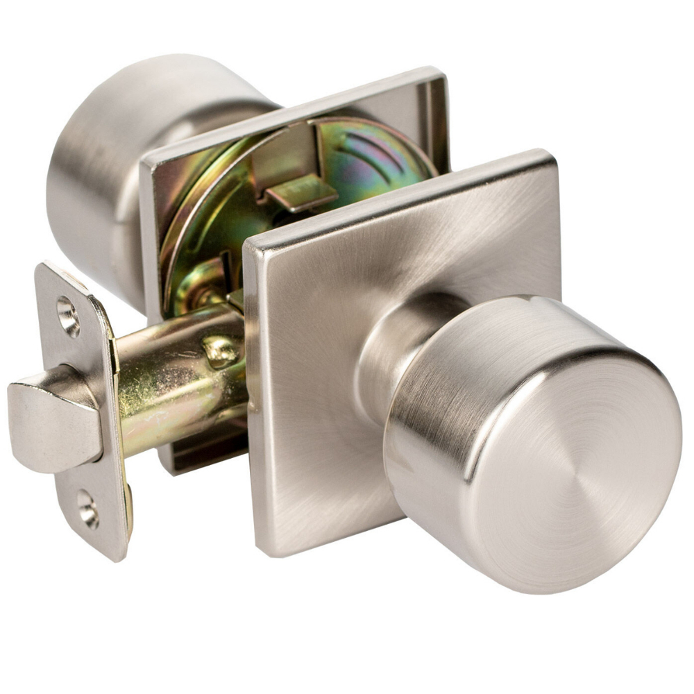 Door Lock Knob Passage Cove Satin Nickel<span class=' ItemWarning' style='display:block;'>Item is usually in stock, but we&#39;ll be in touch if there&#39;s a problem<br /></span>