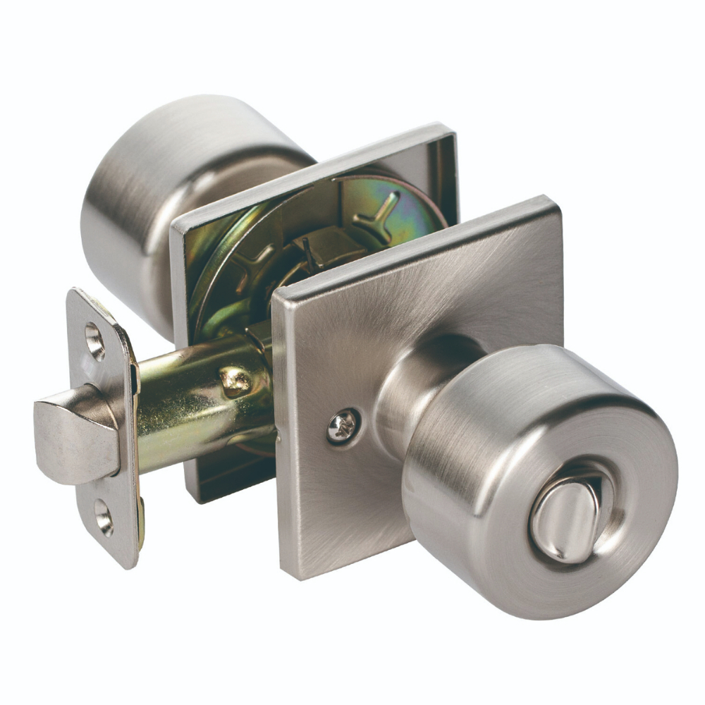 Door Lock Knob Privacy Cove Satin Nickel<span class=' ItemWarning' style='display:block;'>Item is usually in stock, but we&#39;ll be in touch if there&#39;s a problem<br /></span>