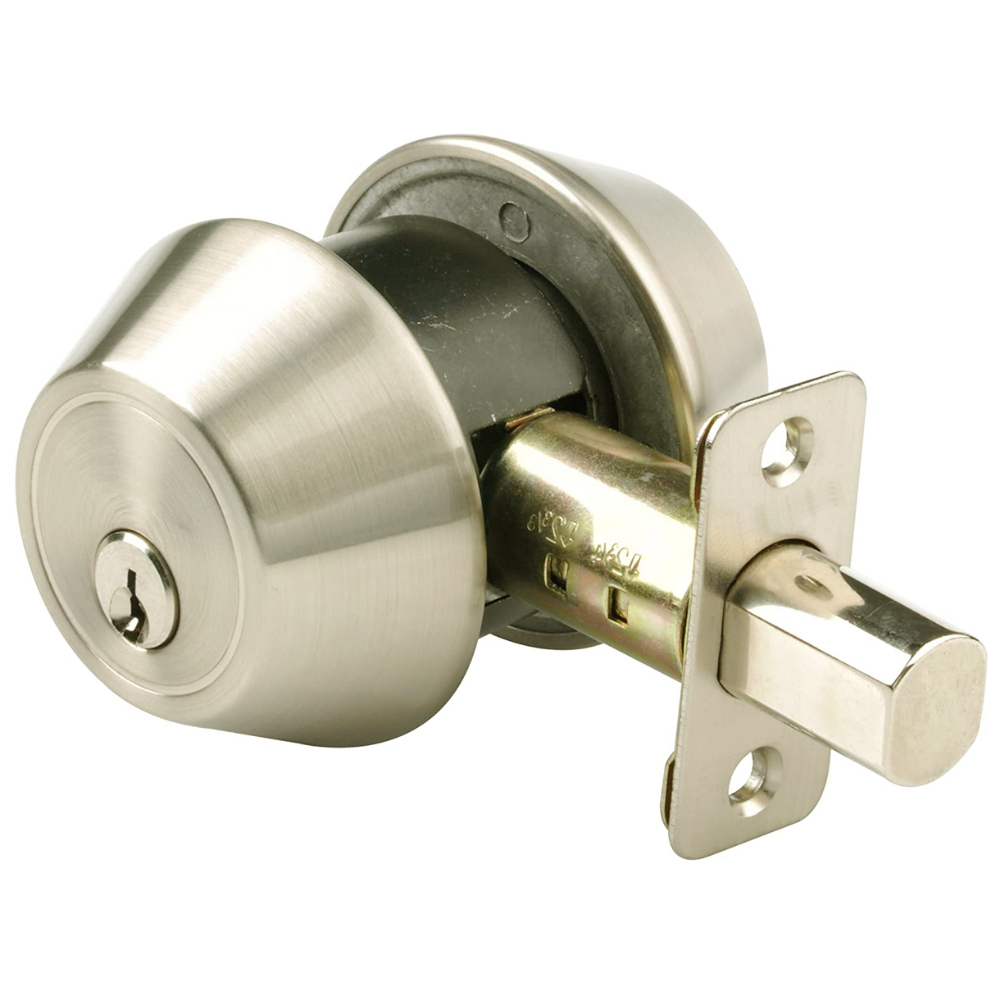 Door Lock Double Cylinder Deadbolt Pewter<span class=' ItemWarning' style='display:block;'>Item is usually in stock, but we&#39;ll be in touch if there&#39;s a problem<br /></span>