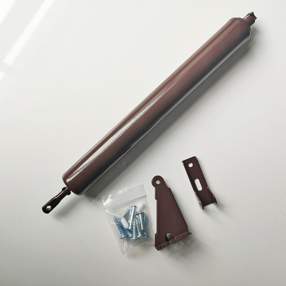 Pneumatic Aluminum Door Closer 10.5in x 1.25in Brown<span class=' ItemWarning' style='display:block;'>Item is usually in stock, but we&#39;ll be in touch if there&#39;s a problem<br /></span>