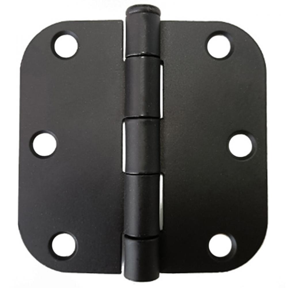2PC Door Hinge 3 ½ in x 3 ½ in Round Corner 5/8in Black Steel<span class=' ItemWarning' style='display:block;'>Item is usually in stock, but we&#39;ll be in touch if there&#39;s a problem<br /></span>