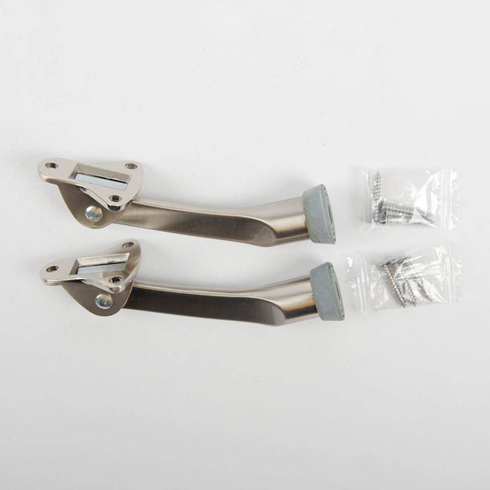 Horseshoe Door Stop Zinc Alloy [Sn] 2pc/bag with UPC Label<span class=' ItemWarning' style='display:block;'>Item is usually in stock, but we&#39;ll be in touch if there&#39;s a problem<br /></span>