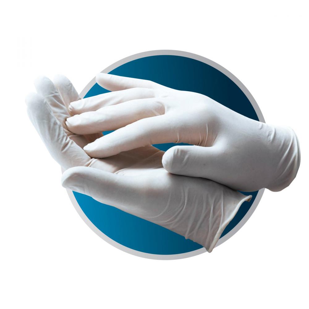 100Pk Premium Quality Disposable Latex Gloves White (M)<span class=' ItemWarning' style='display:block;'>Item is usually in stock, but we&#39;ll be in touch if there&#39;s a problem<br /></span>