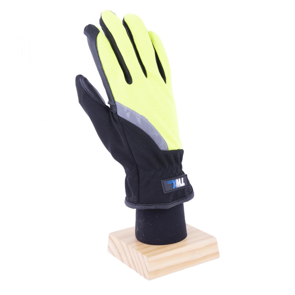 1 Pair Mechanic Gloves Green/Black With PU Palm Black & Reflective Strap (OSFA)<span class=' ItemWarning' style='display:block;'>Item is usually in stock, but we&#39;ll be in touch if there&#39;s a problem<br /></span>