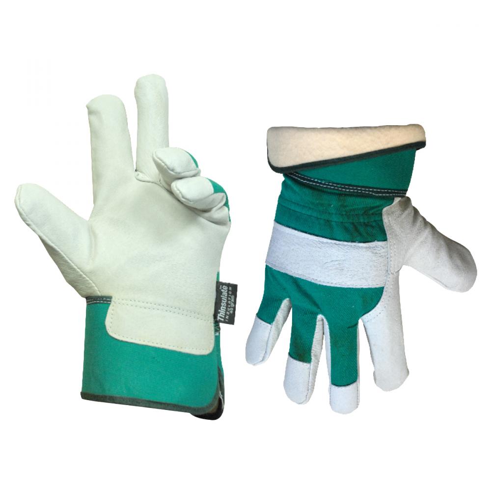 1dz. Pigskin Leather Gloves With Fleece Lining Rubberized Cuff (OSFA)<span class=' ItemWarning' style='display:block;'>Item is usually in stock, but we&#39;ll be in touch if there&#39;s a problem<br /></span>