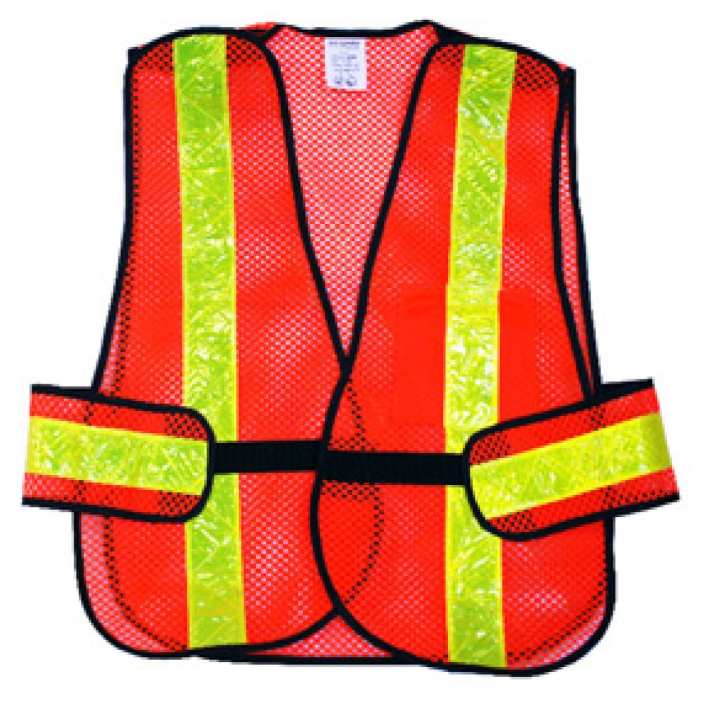 Safety Vest 5-point Tear-Away Hi-Vis Orange (OSFA)<span class=' ItemWarning' style='display:block;'>Item is usually in stock, but we&#39;ll be in touch if there&#39;s a problem<br /></span>