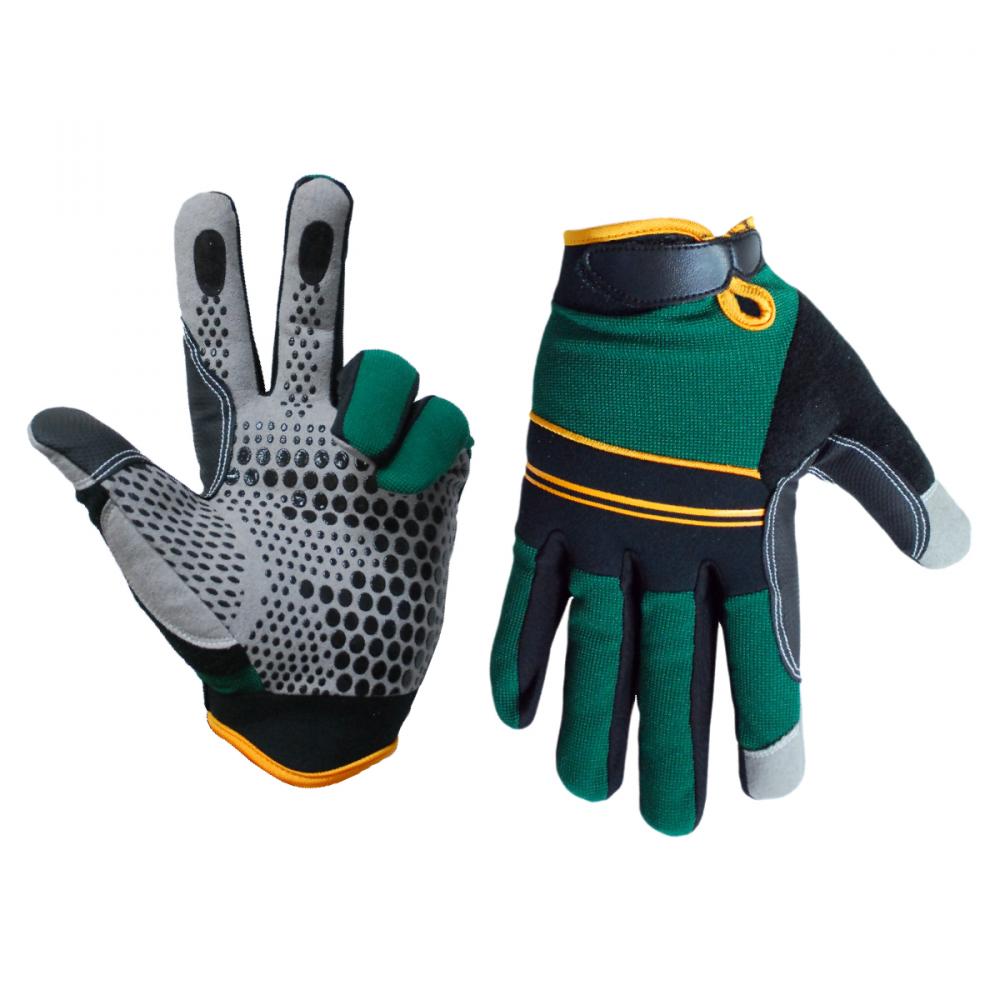 1 Pair Super Gripper Contractor Gloves Green/Black (XL)<span class=' ItemWarning' style='display:block;'>Item is usually in stock, but we&#39;ll be in touch if there&#39;s a problem<br /></span>