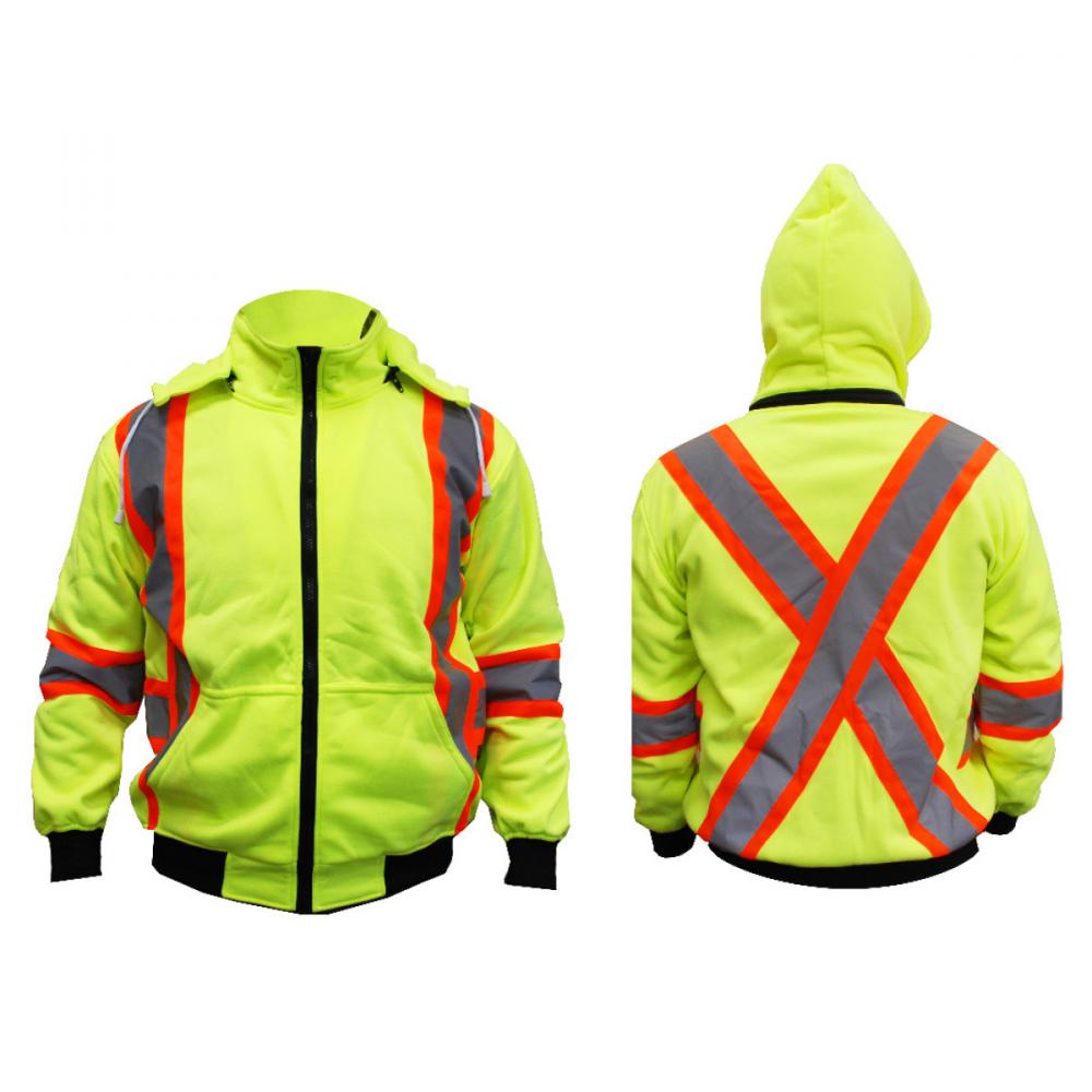 Yellow Safety Hoodie - Full Zip (S)<span class=' ItemWarning' style='display:block;'>Item is usually in stock, but we&#39;ll be in touch if there&#39;s a problem<br /></span>