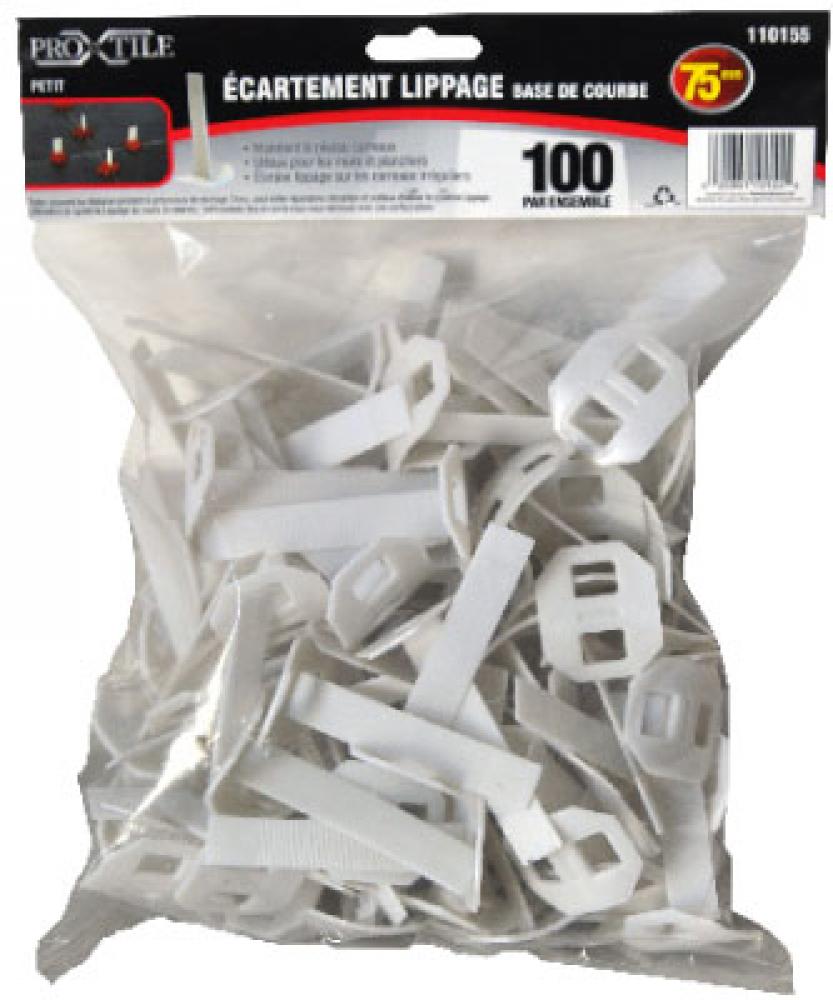 Lippage Strips Curved Base 1.8mm (1/16in) x 14 W x 75mm H 100PC<span class=' ItemWarning' style='display:block;'>Item is usually in stock, but we&#39;ll be in touch if there&#39;s a problem<br /></span>