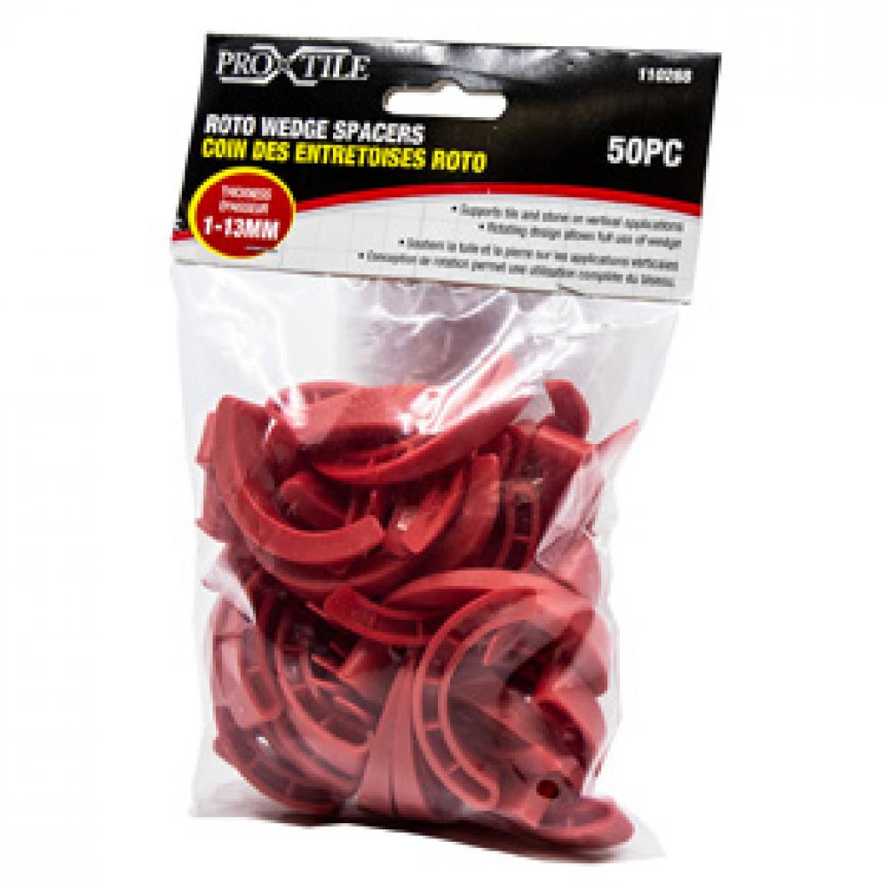 Roto Wedge Spacers 1-13mm 50PC<span class=' ItemWarning' style='display:block;'>Item is usually in stock, but we&#39;ll be in touch if there&#39;s a problem<br /></span>
