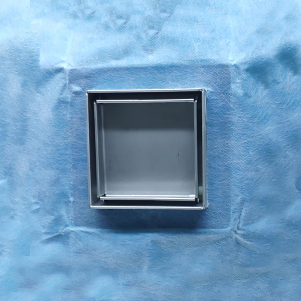 Square Stainless Steel Tile-In Shower Drain w/PE Flange 4 x 4in<span class=' ItemWarning' style='display:block;'>Item is usually in stock, but we&#39;ll be in touch if there&#39;s a problem<br /></span>