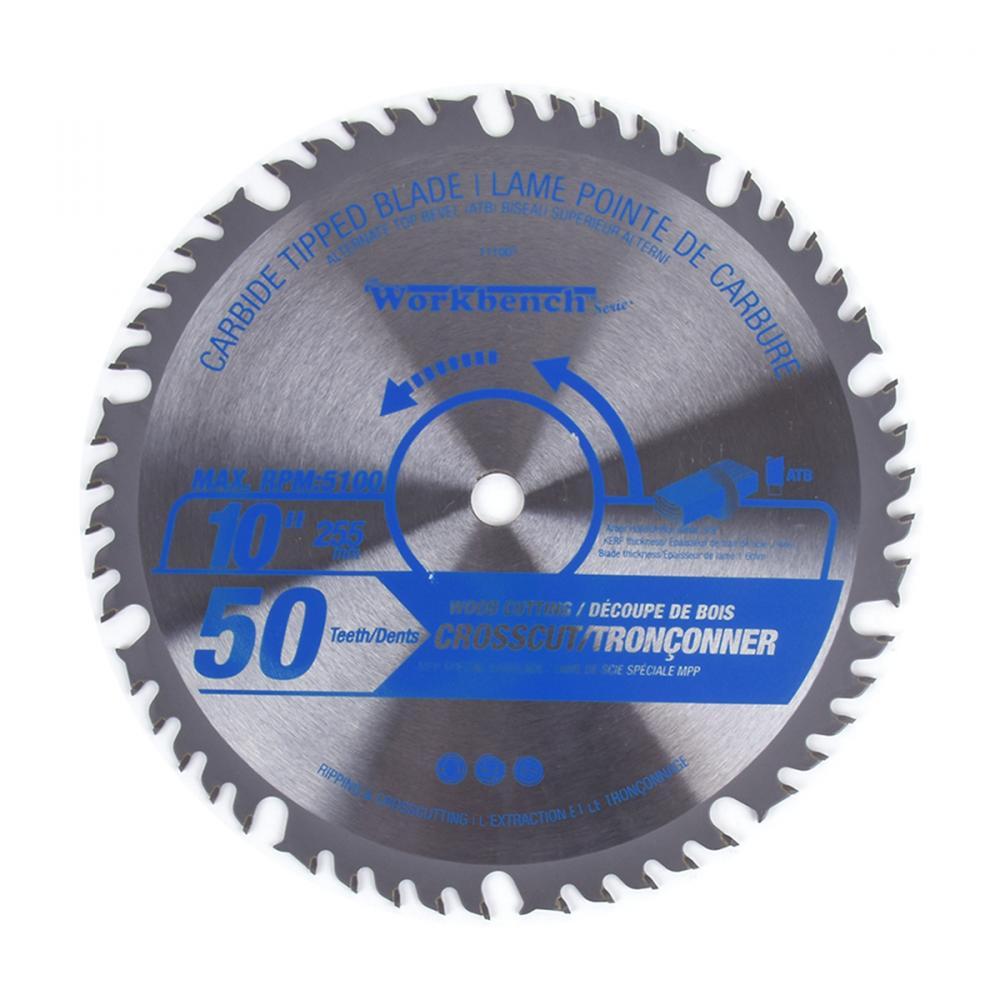 Saw Blade ATB Cross Cut 10in (255mm) 50T 5100RPM<span class=' ItemWarning' style='display:block;'>Item is usually in stock, but we&#39;ll be in touch if there&#39;s a problem<br /></span>