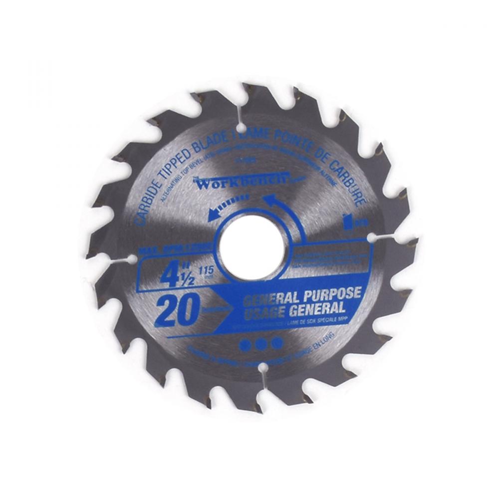 Saw Blade Ripping & Framing 4½&#34; (115mm) 20T 12000RPM Multi Purpose<span class=' ItemWarning' style='display:block;'>Item is usually in stock, but we&#39;ll be in touch if there&#39;s a problem<br /></span>