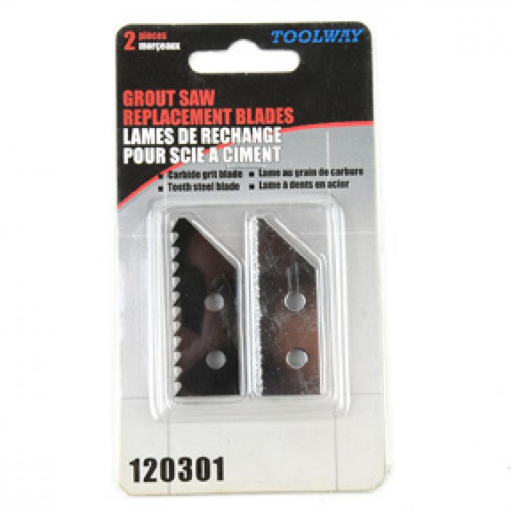 Repl Blades for 120300 Grout Remover<span class=' ItemWarning' style='display:block;'>Item is usually in stock, but we&#39;ll be in touch if there&#39;s a problem<br /></span>