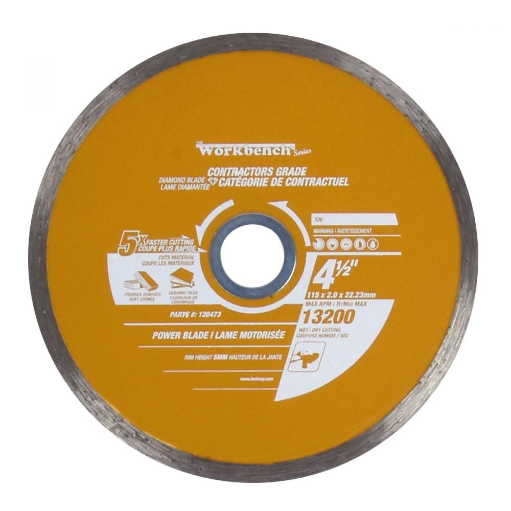 Blade 4½&#34; Continuous Diamond<span class=' ItemWarning' style='display:block;'>Item is usually in stock, but we&#39;ll be in touch if there&#39;s a problem<br /></span>