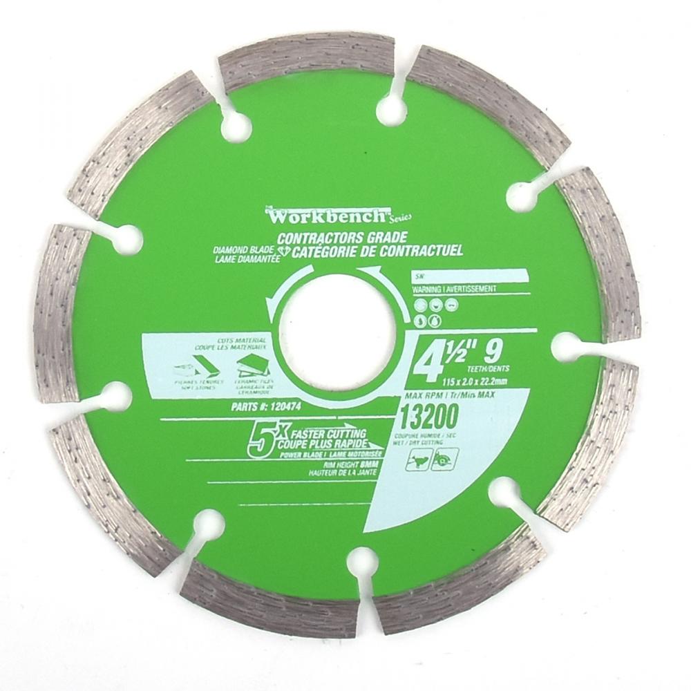 Blade 4½&#34; Segmented Diamond<span class=' ItemWarning' style='display:block;'>Item is usually in stock, but we&#39;ll be in touch if there&#39;s a problem<br /></span>