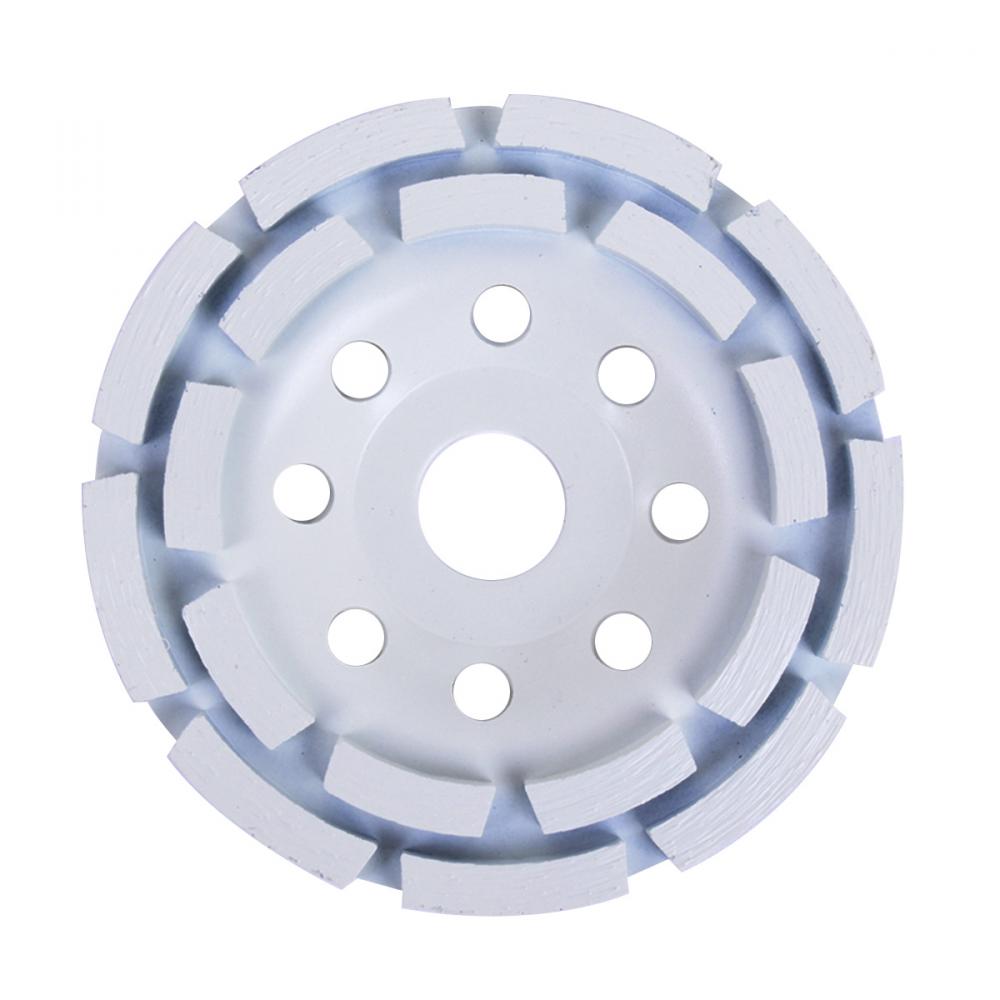 Segmented 2 Row Diamond Cup Wheel 4½in<span class=' ItemWarning' style='display:block;'>Item is usually in stock, but we&#39;ll be in touch if there&#39;s a problem<br /></span>
