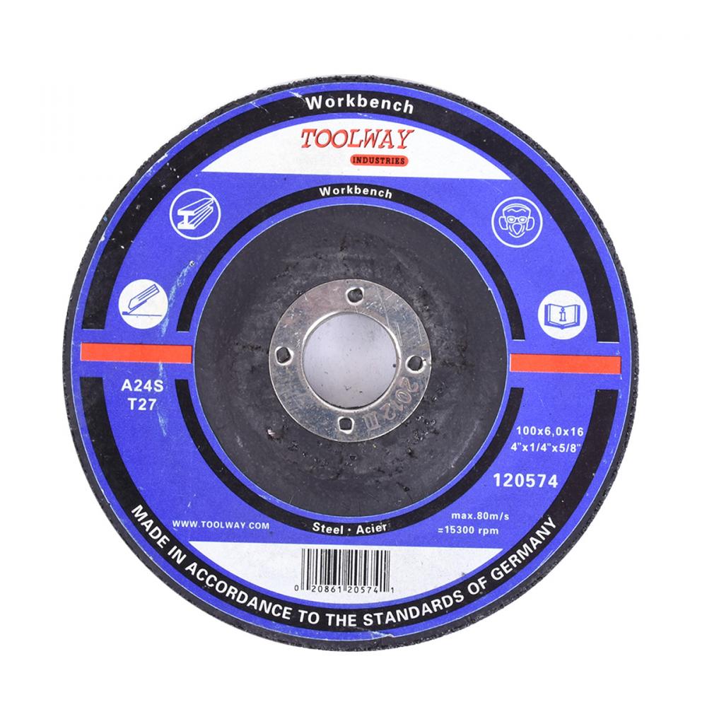 Cut-Off Wheel Depress Centre Abrasive 4in x ¼in Metal<span class=' ItemWarning' style='display:block;'>Item is usually in stock, but we&#39;ll be in touch if there&#39;s a problem<br /></span>