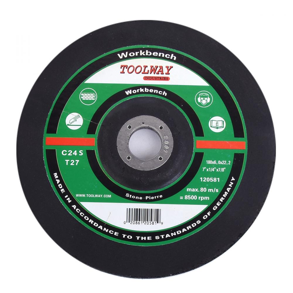 Cut-Off Wheel Depress Centre Abrasive 7in x ¼in x 7/8in Concrete<span class=' ItemWarning' style='display:block;'>Item is usually in stock, but we&#39;ll be in touch if there&#39;s a problem<br /></span>