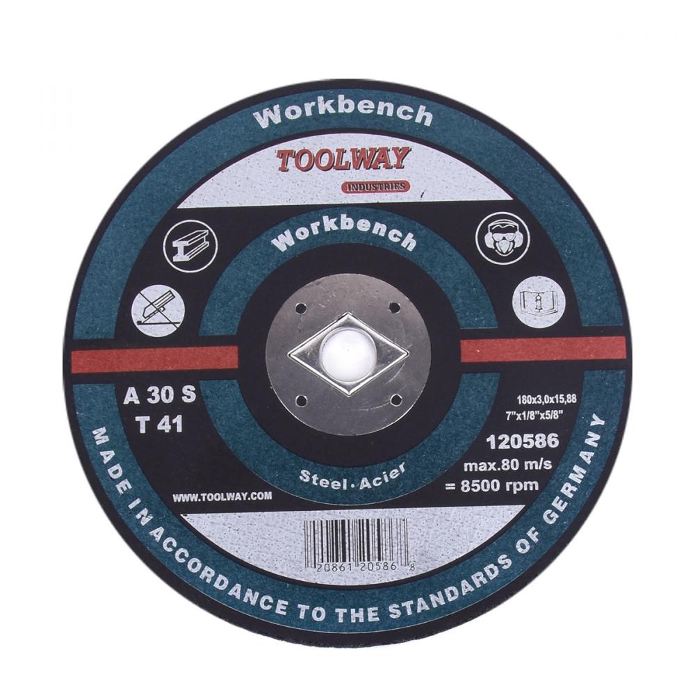 Cut-Off Wheel Reinforced Abrasive 7in x 1/8in x  5/8in Metal<span class=' ItemWarning' style='display:block;'>Item is usually in stock, but we&#39;ll be in touch if there&#39;s a problem<br /></span>