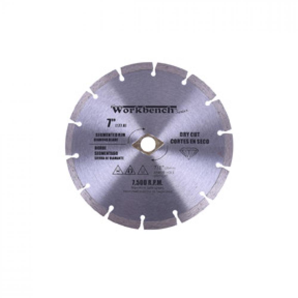 Diamond Saw Blade 7in (Segmented Continuous Turbo & Continuous Rims)<span class=' ItemWarning' style='display:block;'>Item is usually in stock, but we&#39;ll be in touch if there&#39;s a problem<br /></span>