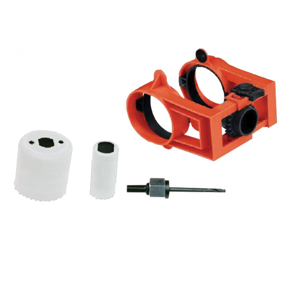 Door Lock Installation Kit Bi Metal with Innovative Guide<span class=' ItemWarning' style='display:block;'>Item is usually in stock, but we&#39;ll be in touch if there&#39;s a problem<br /></span>
