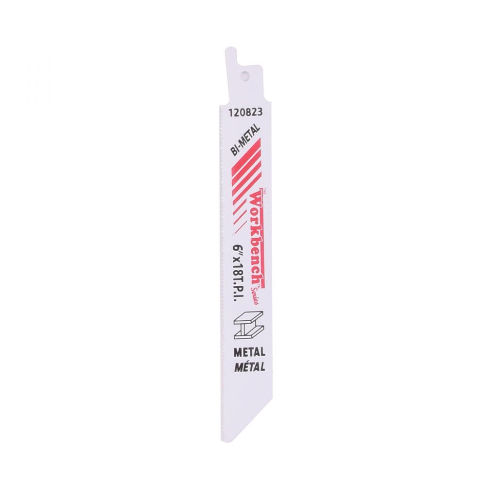 Reciprocating Saw Blade 6in x 19mm 18T Bi-Metal Heavy Duty 5/pk<span class=' ItemWarning' style='display:block;'>Item is usually in stock, but we&#39;ll be in touch if there&#39;s a problem<br /></span>