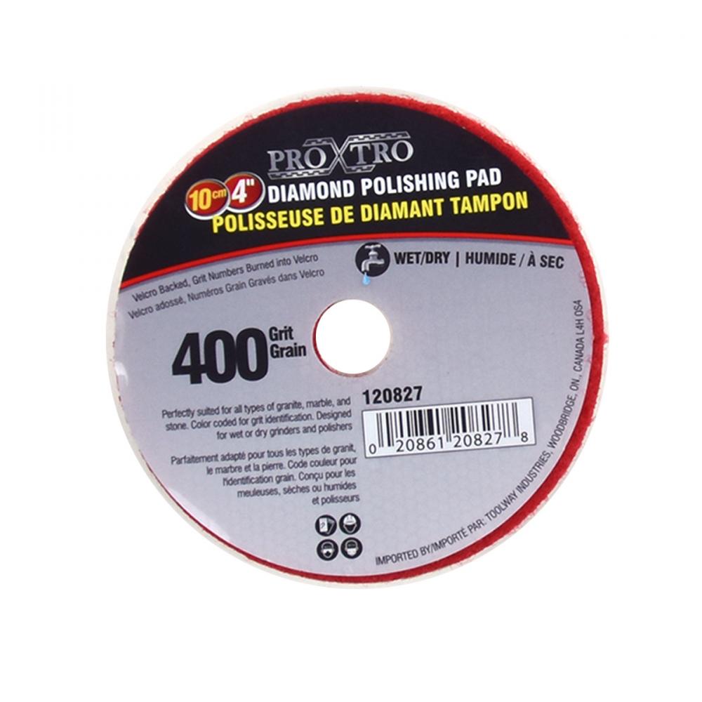 10Pc Diamond Wet/Dry Polishing Pad 4in 400grit<span class=' ItemWarning' style='display:block;'>Item is usually in stock, but we&#39;ll be in touch if there&#39;s a problem<br /></span>