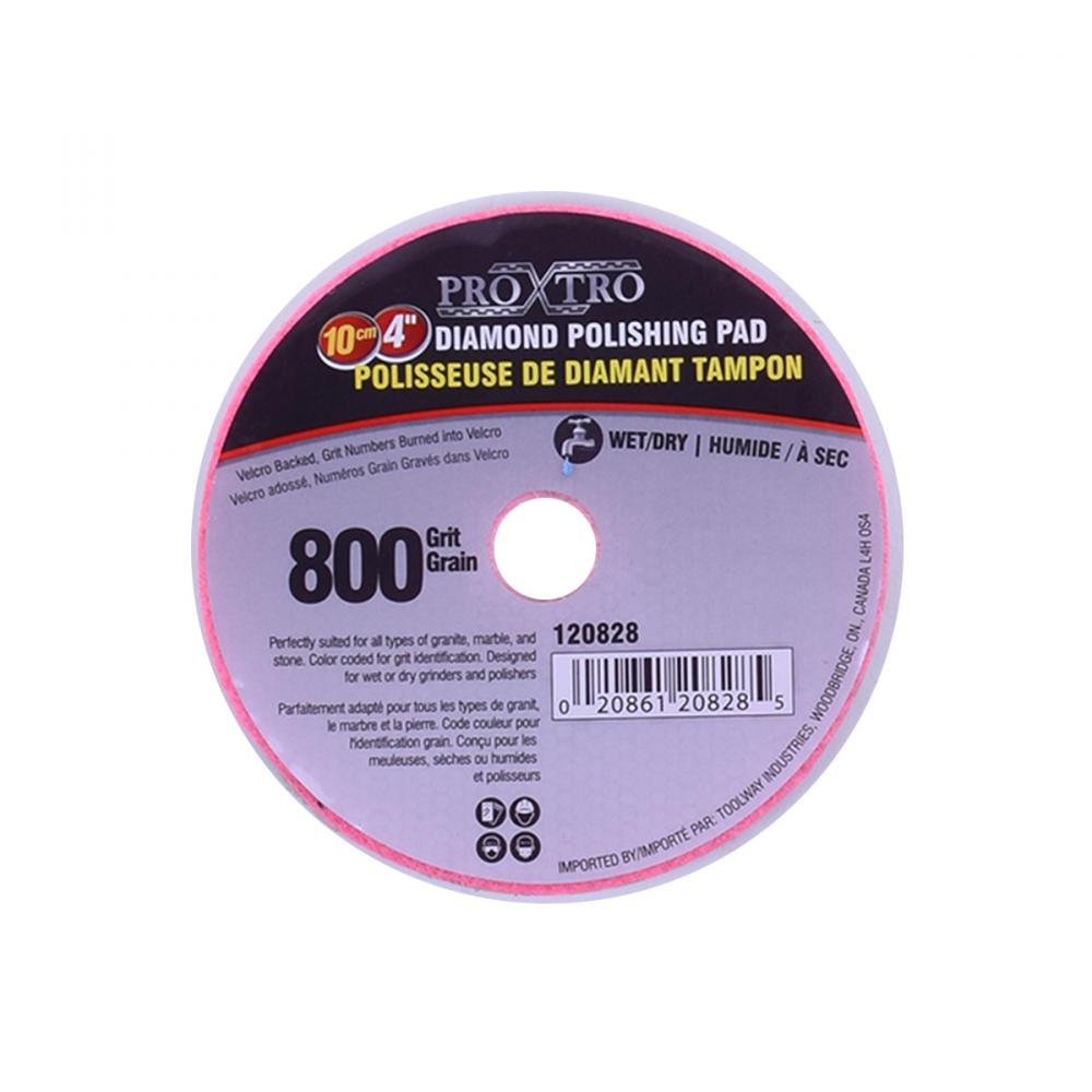 10Pc Diamond Wet/Dry Polishing Pad 4in 800grit<span class=' ItemWarning' style='display:block;'>Item is usually in stock, but we&#39;ll be in touch if there&#39;s a problem<br /></span>