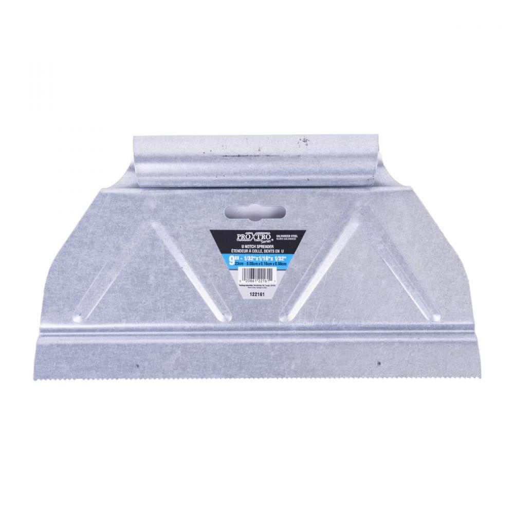 Spreader 9in 1/32inx1/16inx1/32in U Notch<span class=' ItemWarning' style='display:block;'>Item is usually in stock, but we&#39;ll be in touch if there&#39;s a problem<br /></span>