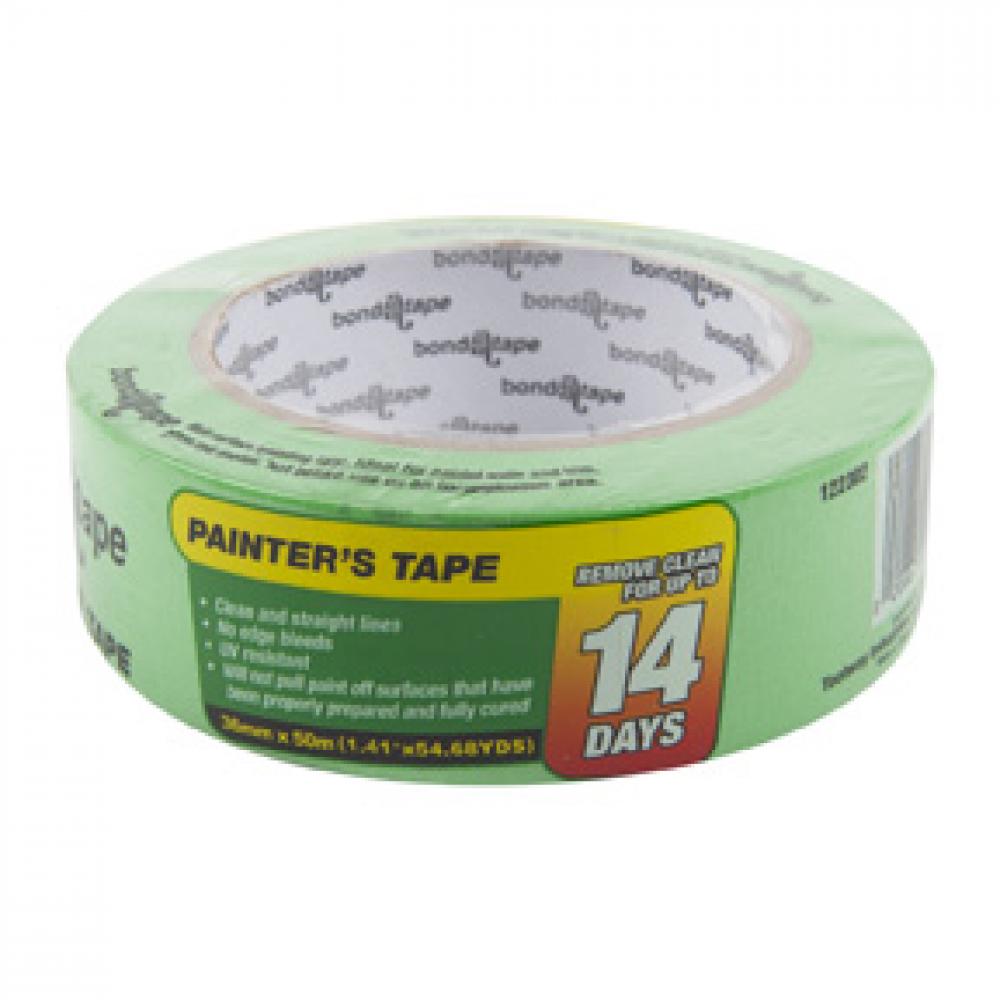 Painters Tape 36mm x 50m Green<span class=' ItemWarning' style='display:block;'>Item is usually in stock, but we&#39;ll be in touch if there&#39;s a problem<br /></span>