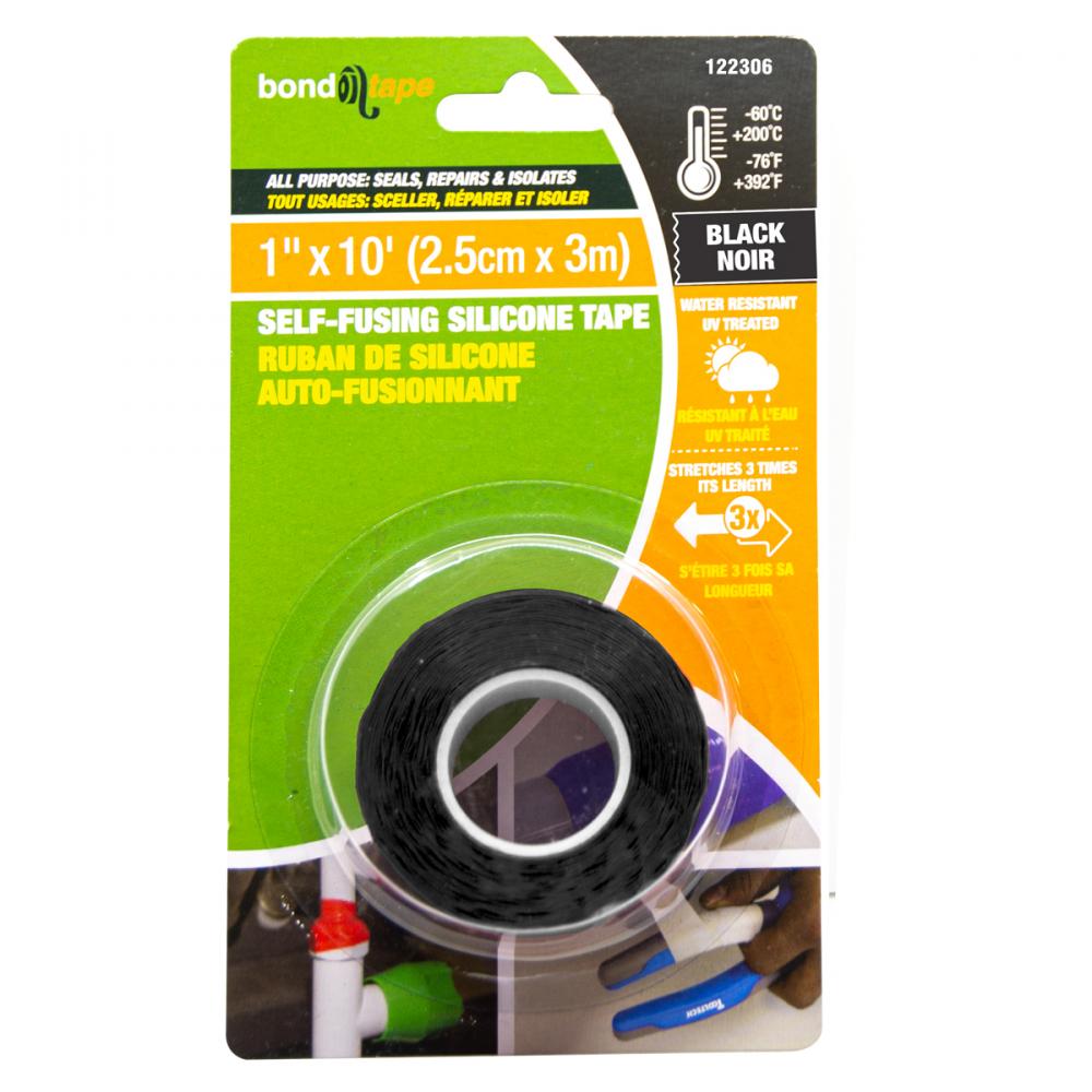 Self-Fusing Silicone Tape 2.5cm x 3m Black<span class=' ItemWarning' style='display:block;'>Item is usually in stock, but we&#39;ll be in touch if there&#39;s a problem<br /></span>