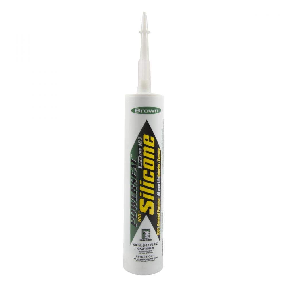 ProLine 103 General Purpose 100% Silicone Sealant 300ml Brown<span class=' ItemWarning' style='display:block;'>Item is usually in stock, but we&#39;ll be in touch if there&#39;s a problem<br /></span>