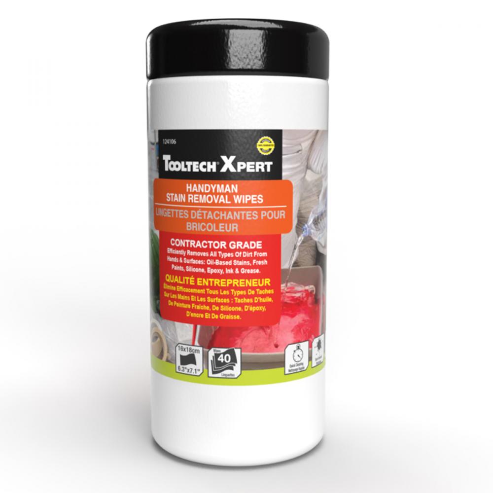 Handyman Stain Removal Wipes 40 Count<span class=' ItemWarning' style='display:block;'>Item is usually in stock, but we&#39;ll be in touch if there&#39;s a problem<br /></span>