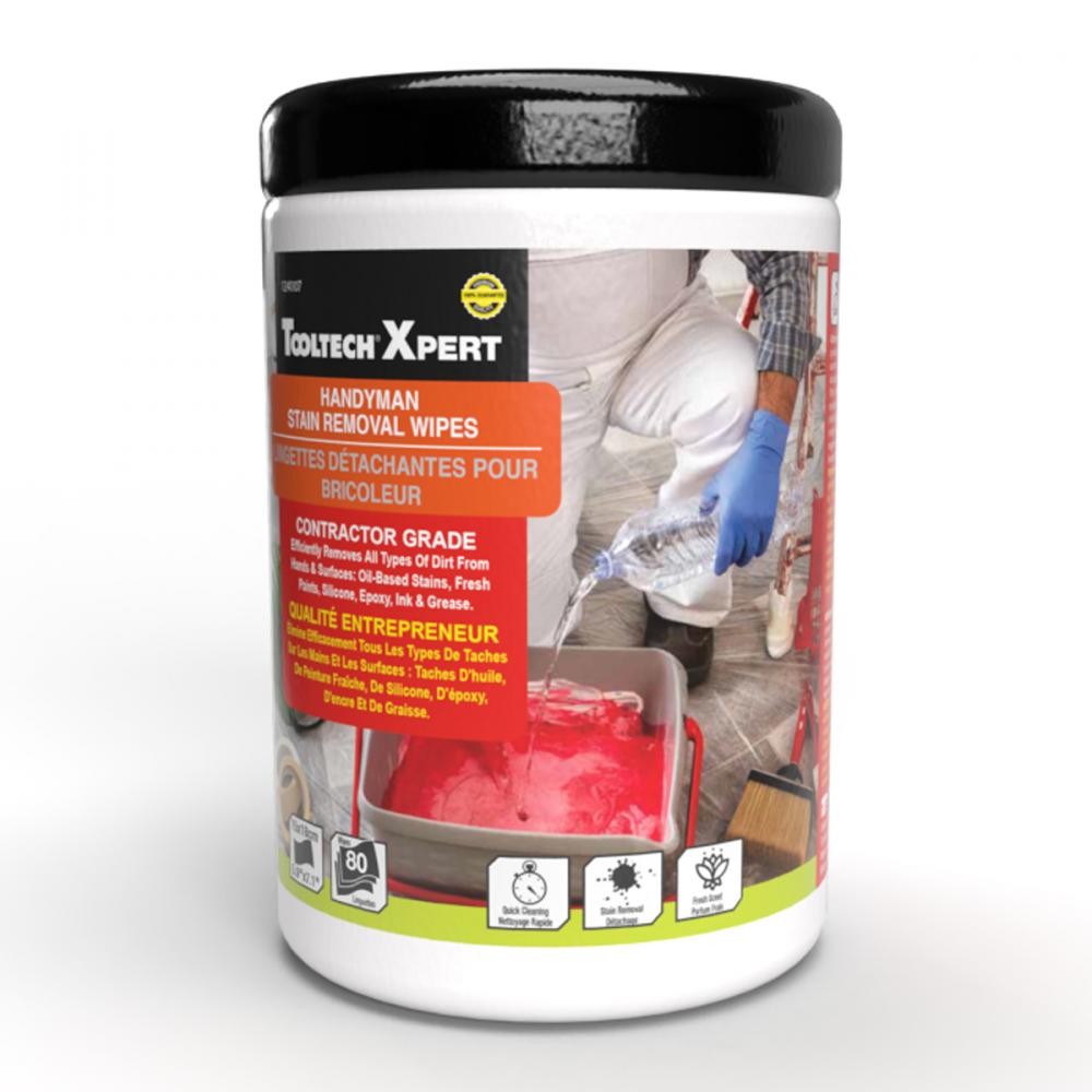 Handyman Stain Removal Wipes 80 Count<span class=' ItemWarning' style='display:block;'>Item is usually in stock, but we&#39;ll be in touch if there&#39;s a problem<br /></span>