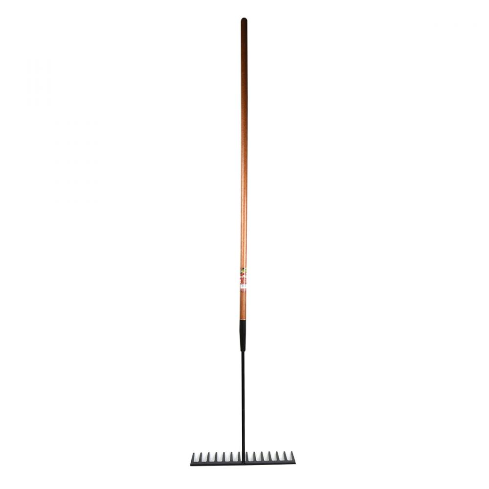 Asphalt/Tar Rake 54in Forged 14-tine x 3-3/4 Teeth Wood Handle<span class=' ItemWarning' style='display:block;'>Item is usually in stock, but we&#39;ll be in touch if there&#39;s a problem<br /></span>